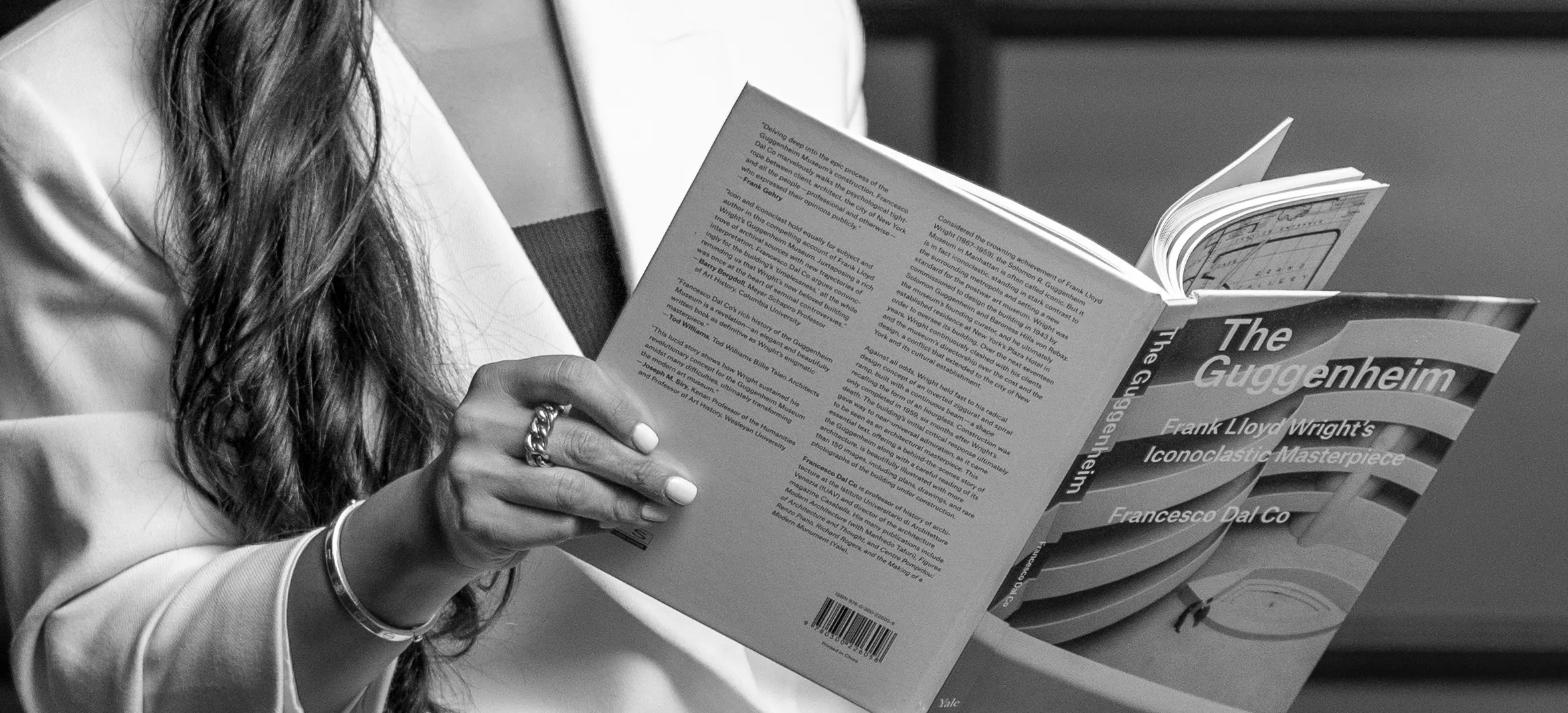 Mahsa Saeedi reading The Guggenheim by Francesco Dal Co